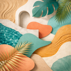 Graphic Design Elements and Texture Library