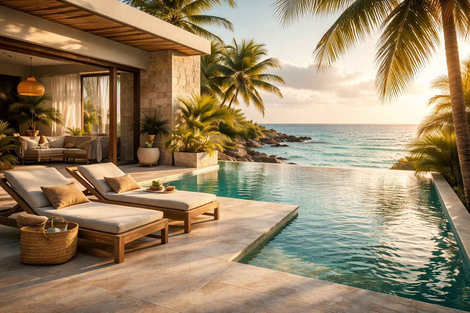 Caribbean light and color image